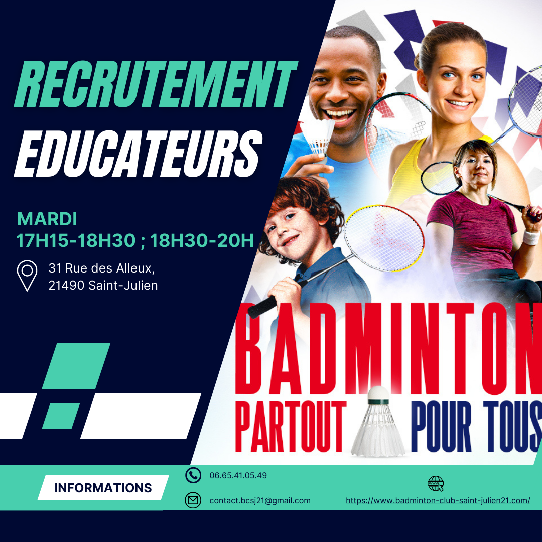 Recrutement éducateurs