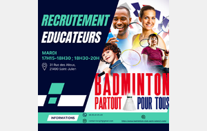 Recrutement éducateurs