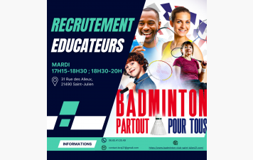Recrutement éducateurs